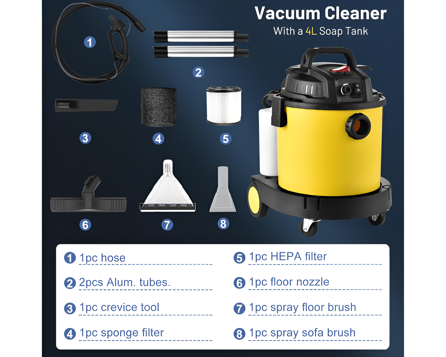 Carpet Cleaner Machine 5-in-1 Carpet Cleaner Machine for Home