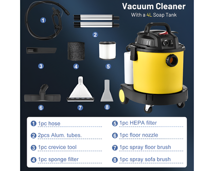Carpet Cleaner Machine 5-in-1 Carpet Cleaner Machine for Home