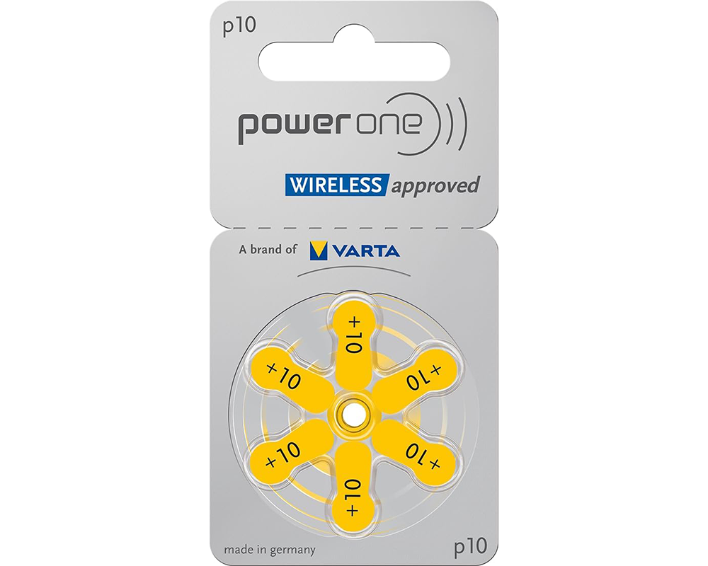 Power one P10 Hearing Aid Batteries 60 Pack