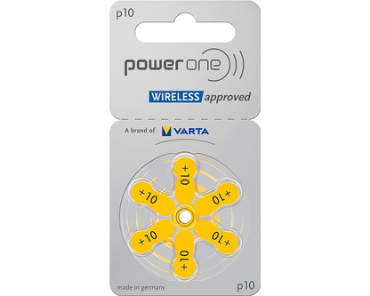 Power one P10 Hearing Aid Batteries 60 Pack