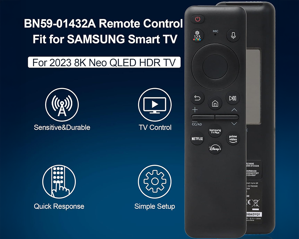 Samsung TV Remote Solar Smart TV Remote Repalcement