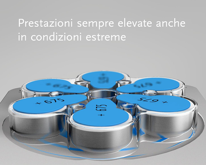 PowerOne P675 size 675 Hearing Aid Batteries 60 Pack