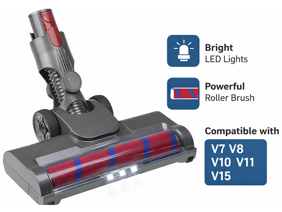 Lightweight Dyson brush head