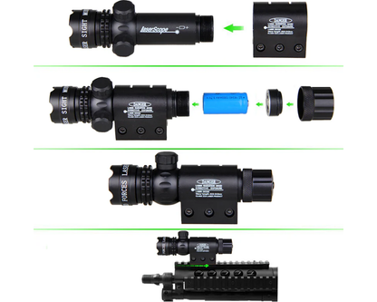 Laser sight with mount ring