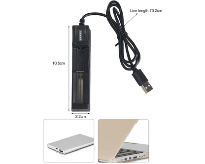Green laser sight side view