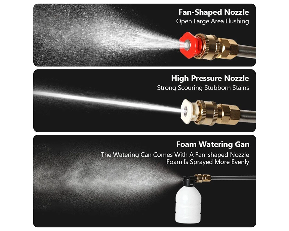 Foam bottle attachment washer