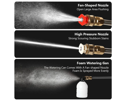 Foam bottle attachment washer
