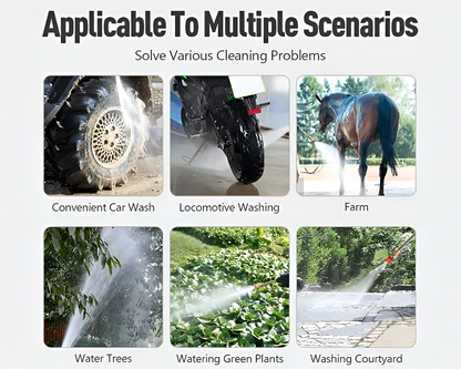 Durable black pressure washer