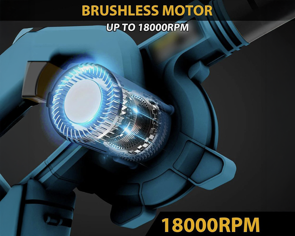 Electric blower vacuum