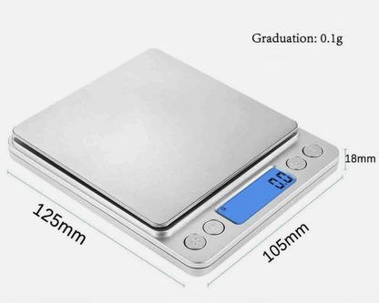 Digital Scales Digital Kitchen Scale Toprime 500g 0.01g High Precision