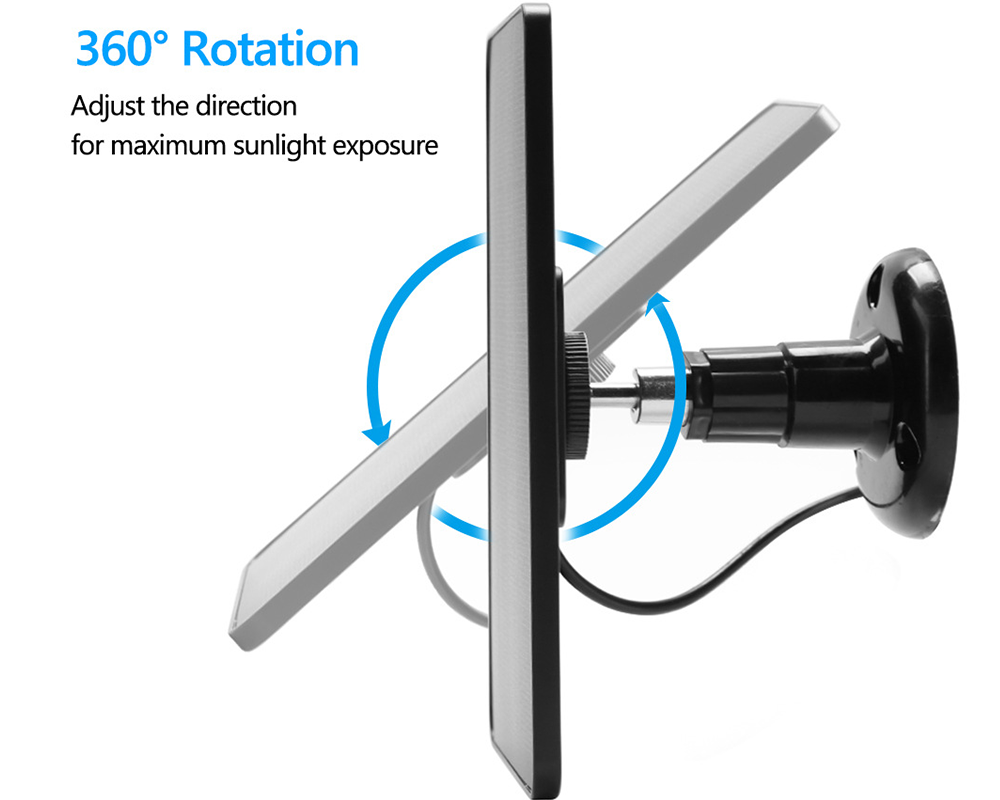 Solar Panel for CCTV Security Camera Eufy Arlo Wyze Swann Reolink Ring Blink