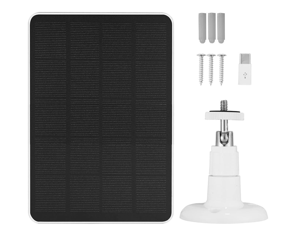 Solar Panel for CCTV Security Camera Eufy Arlo Wyze Swann Reolink Ring Blink