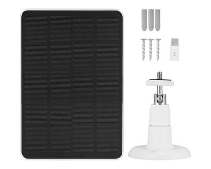 Solar Panel for CCTV Security Camera Eufy Arlo Wyze Swann Reolink Ring Blink