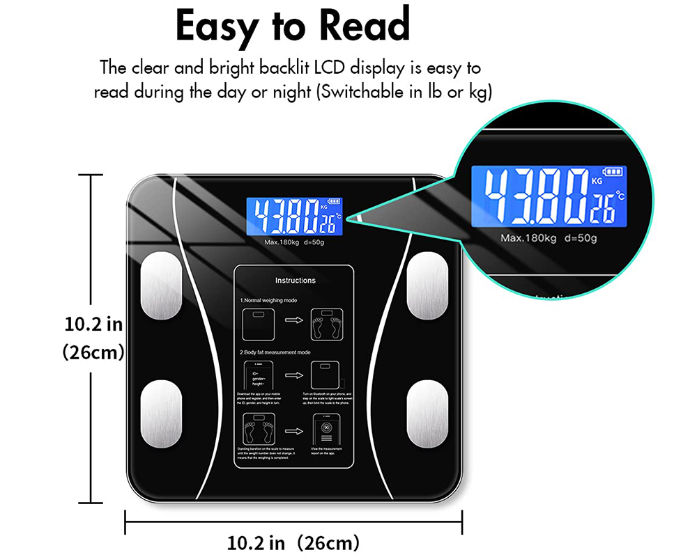 Bathroom Scales Bluetooth Body Fat Scale