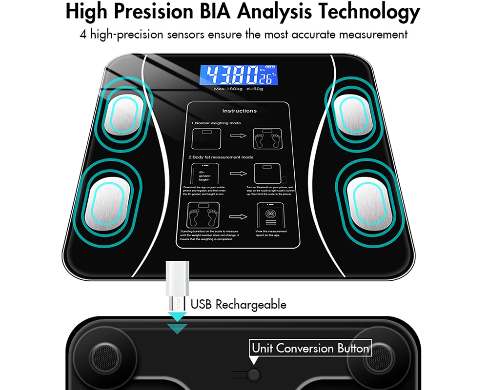 Bathroom Scales Bluetooth Body Fat Scale