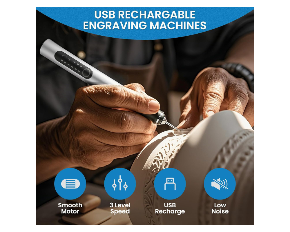 Lightweight engraving pen