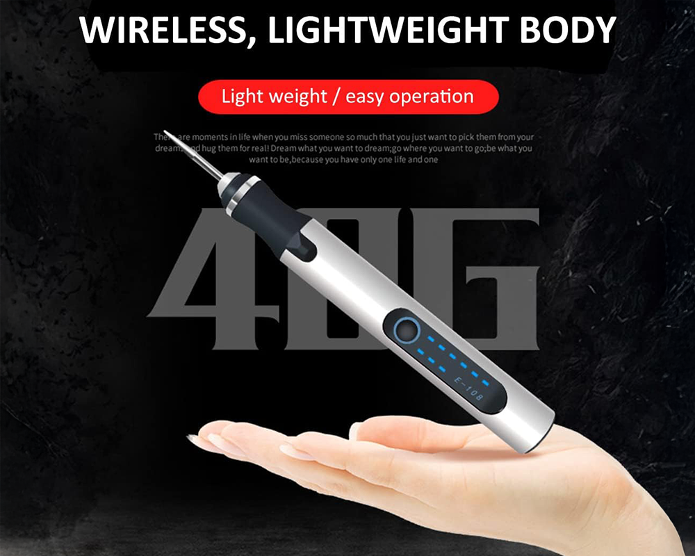 Engraving pen for glass etching