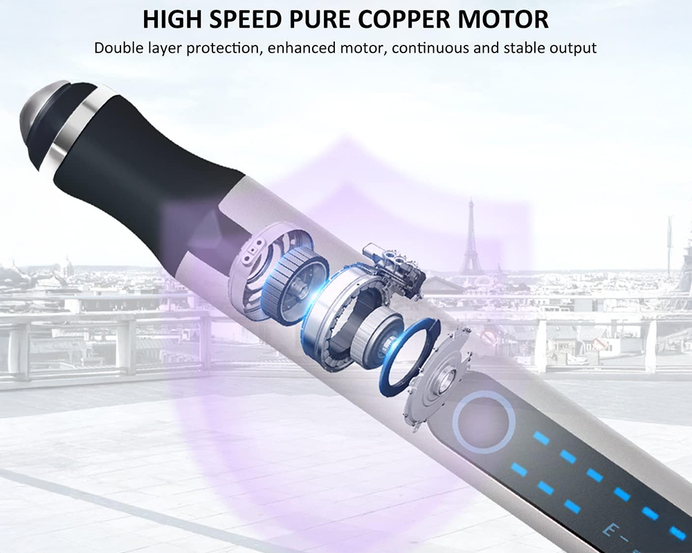 Engraving pen with drill bits