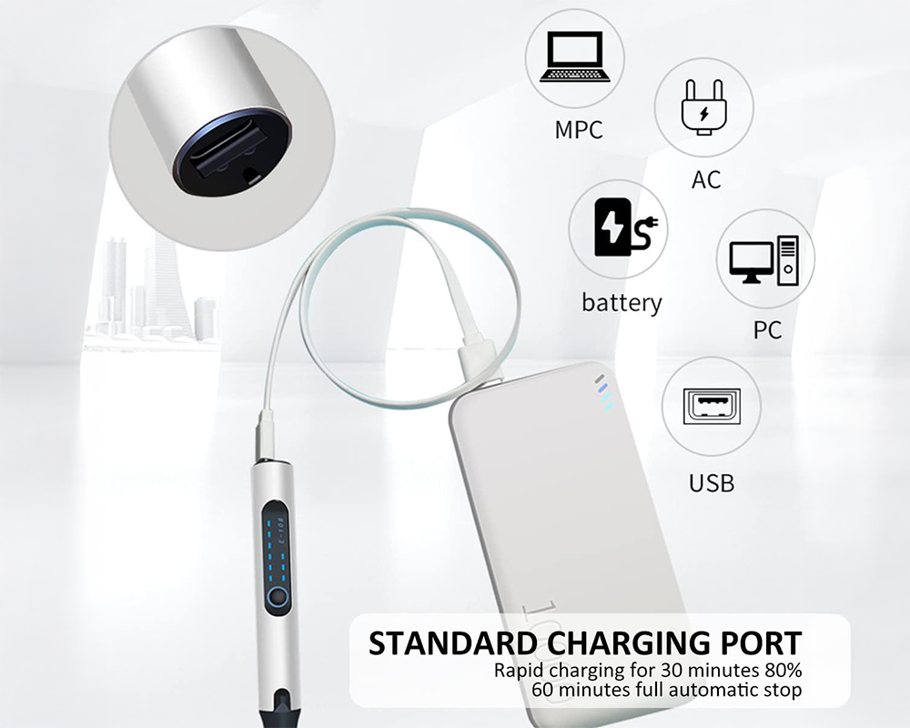 Engraving pen with USB cable