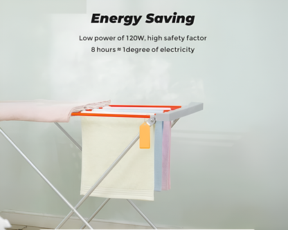 Heated Towel Rail Clothes Airer Stand