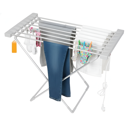 Heated Towel Rail Clothes Airer Stand