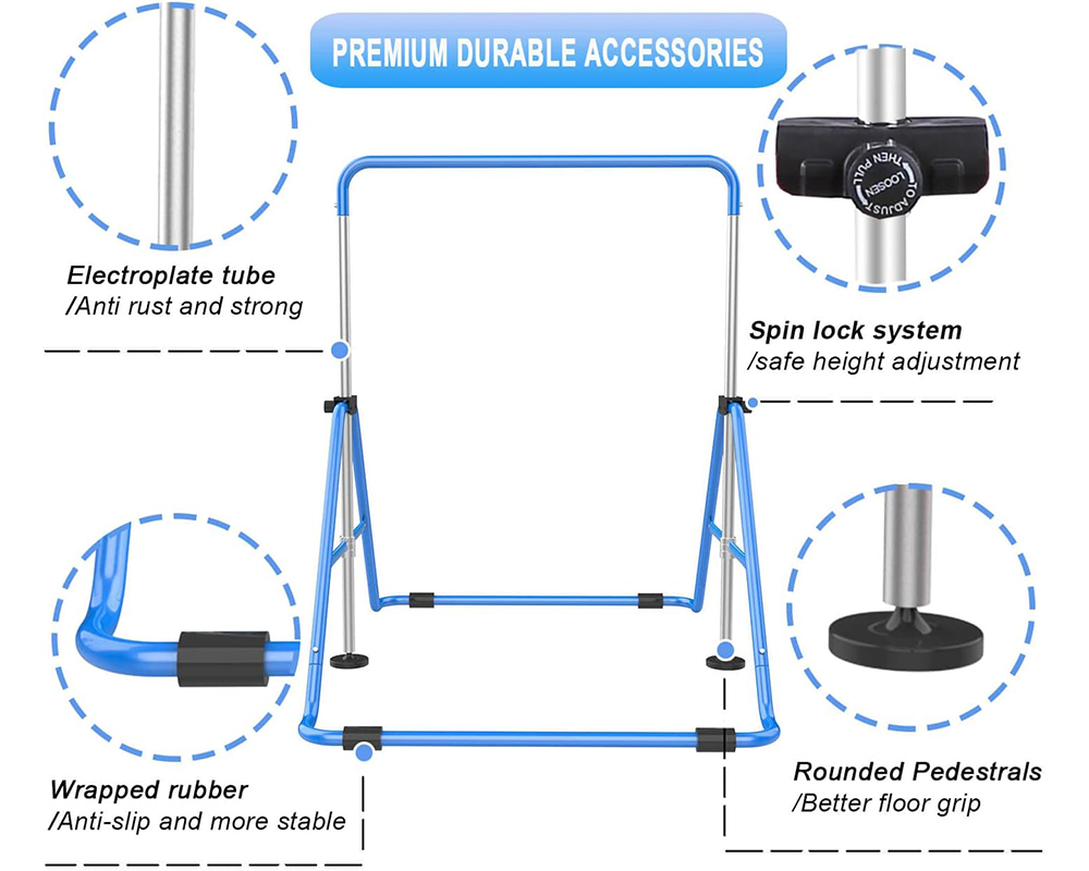 foldable gymnastics bar