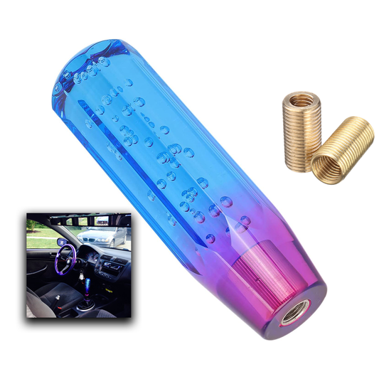 Blue purple acrylic shift knob