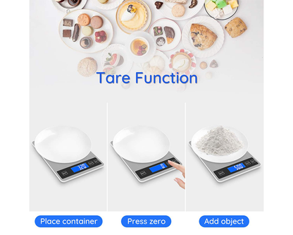 Stainless Steel Kitchen Scale - 5KG