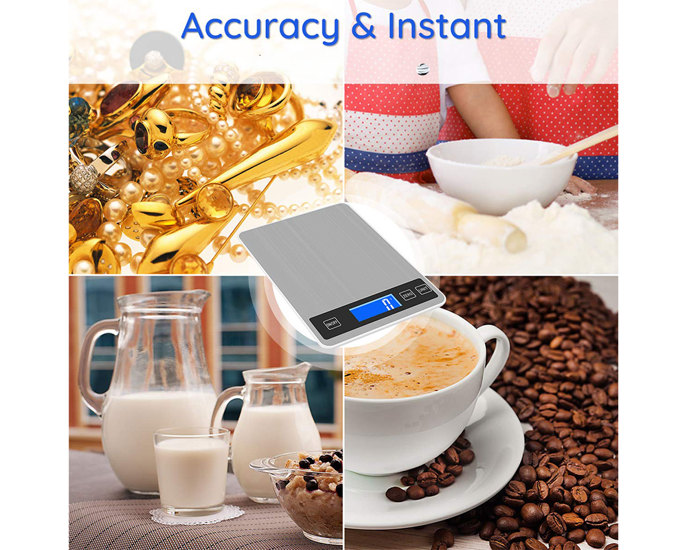 Stainless Steel Kitchen Scale - 5KG