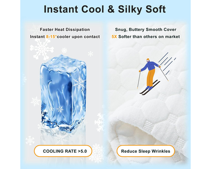 Side Sleeper Pillow – Curved Memory Foam Adjustable Cooling Pillow for Neck & Shoulder Pain Relief