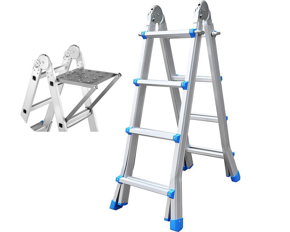 4M Multipurpose Telescopic Foldable Ladder with Platform
