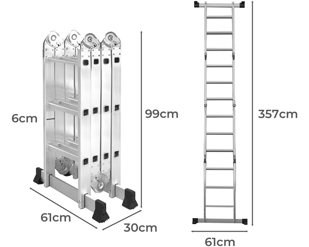 Telescopic ladder Extension Ladder 3.6M
