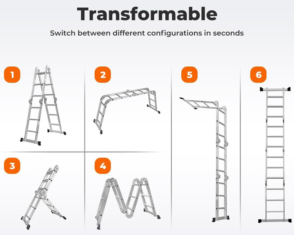 Telescopic ladder Extension Ladder 3.6M