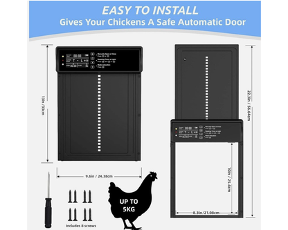 Solar-Powered Automatic Chicken Coop Door