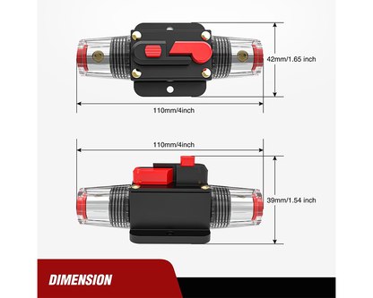 Waterresistant circuit breaker