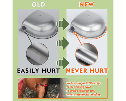 Easy install water bowl