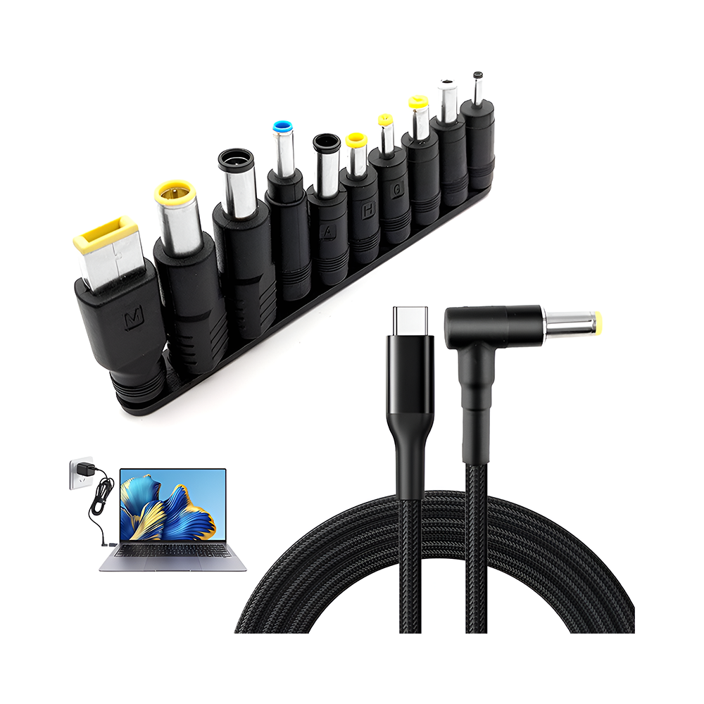Universal USB-C Charger Cable for Dell Lenovo Asus Hp Acer Laptop