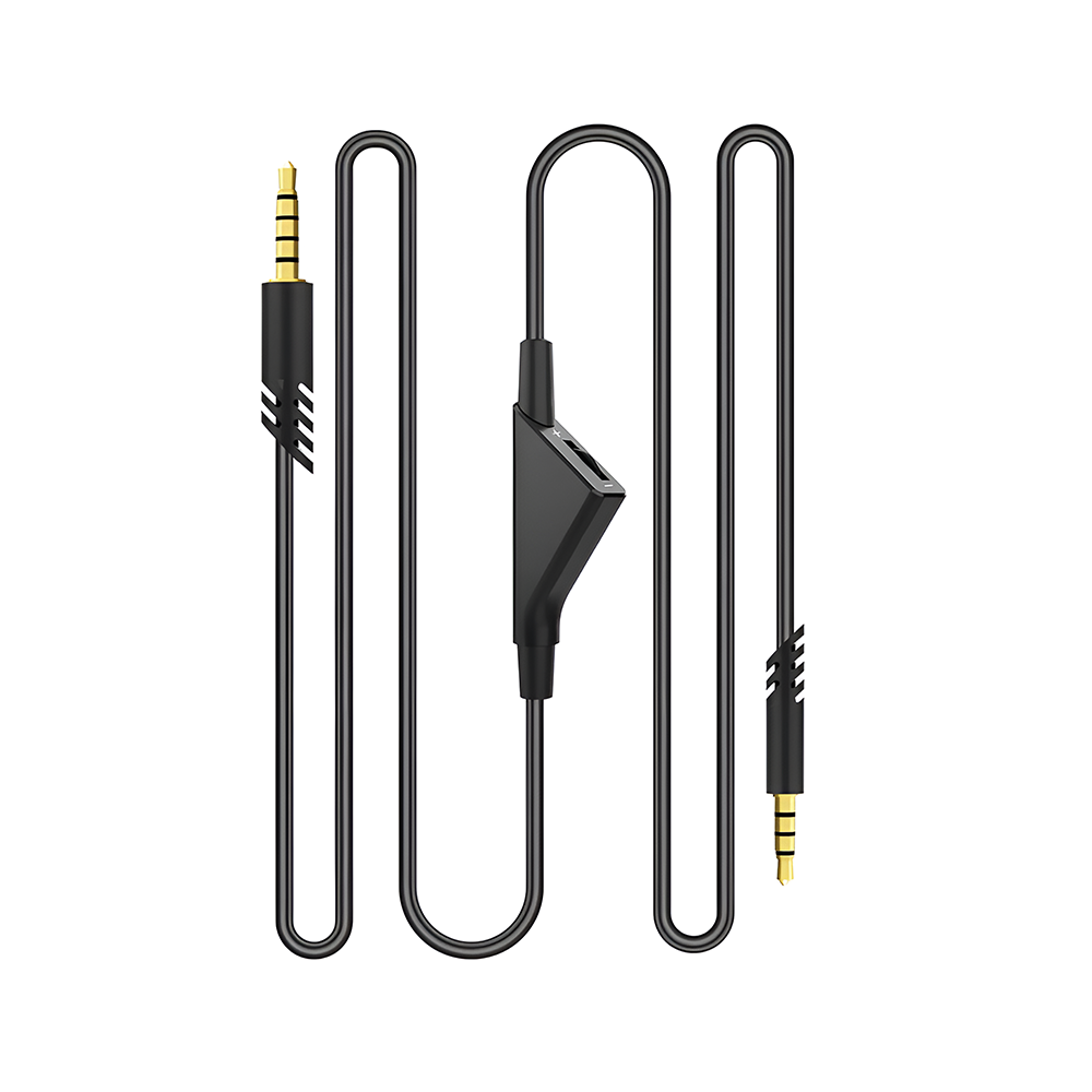 Audio cable cord volume control