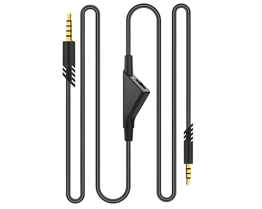 Audio Cable Cord Volume Control for Astro A10 A30 A40 Gaming Headset