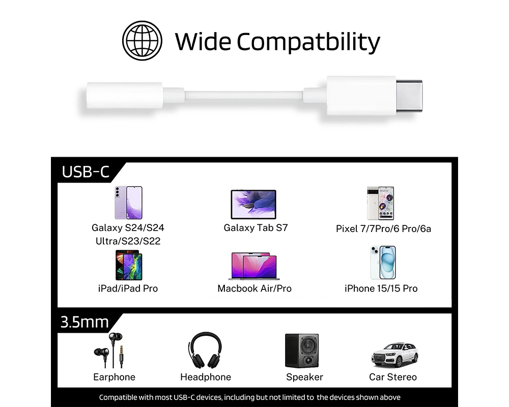 USB-C to Aux Adapter