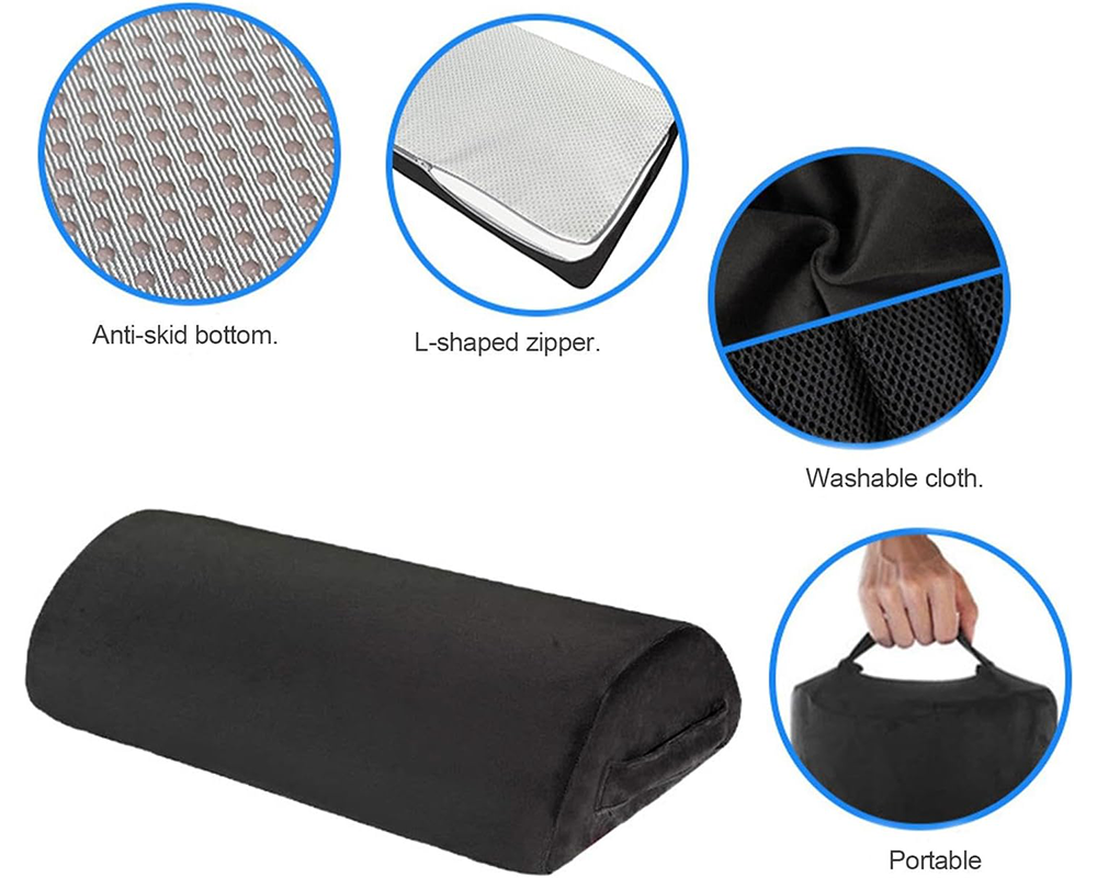 Non slip memory foam footrest