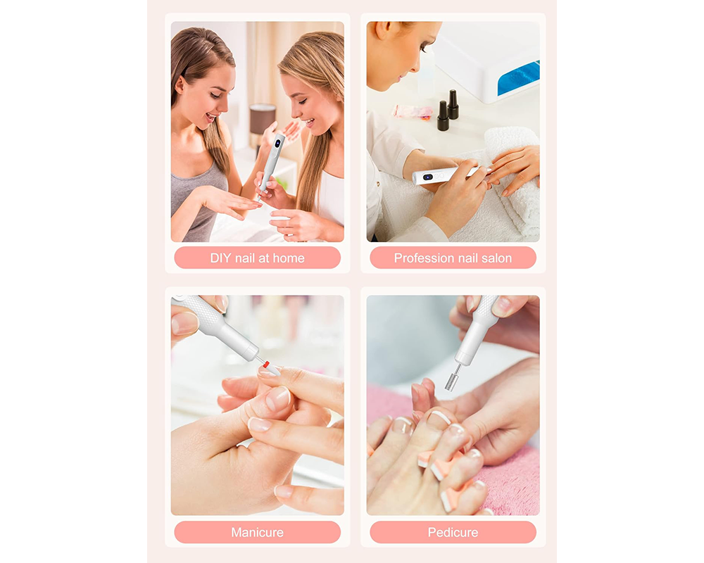 Electric Nail File Drill Manicure Set Rechargeable
