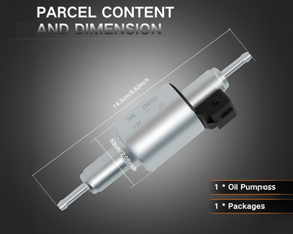 Diesel Air Heater Fuel Pump 12V Diesel Air Heater Fuel Pump for 2KW Units