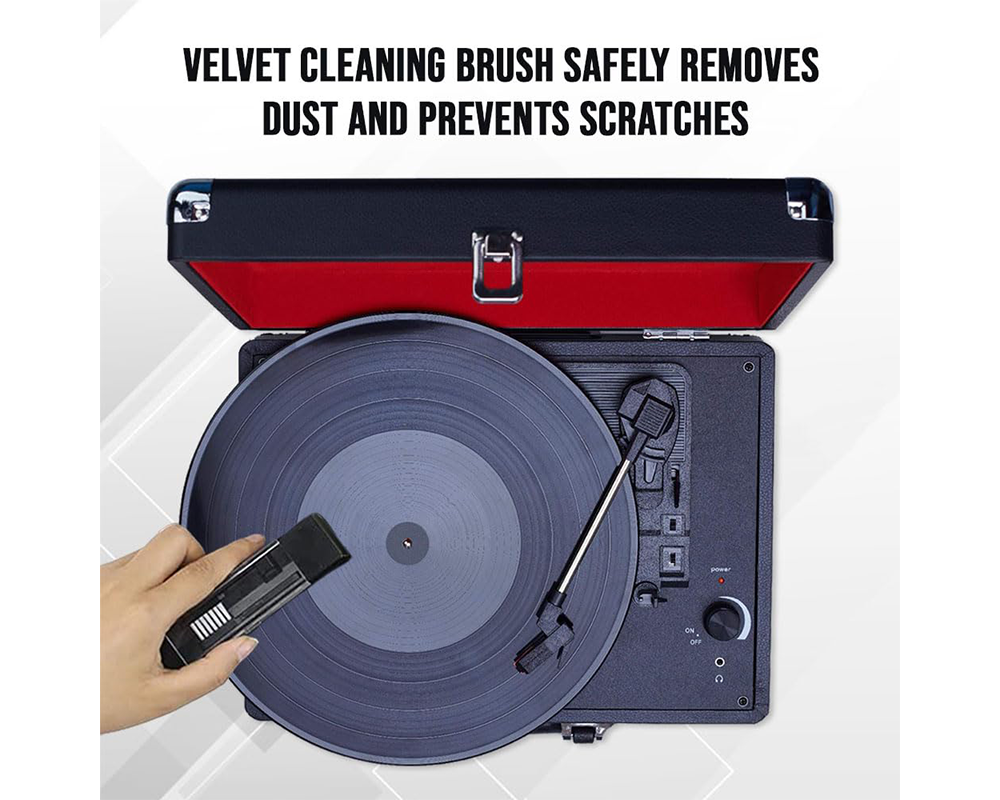 Vinyl Record Cleaning Brush Kit Record Cleaner Dust Remover
