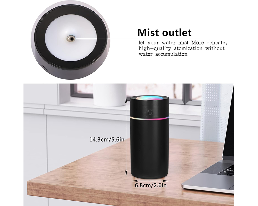 USB powered air humidifier