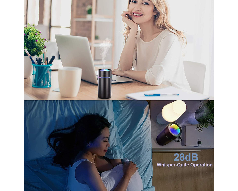 Compact travel humidifier