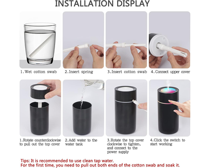 Humidifier with spray modes