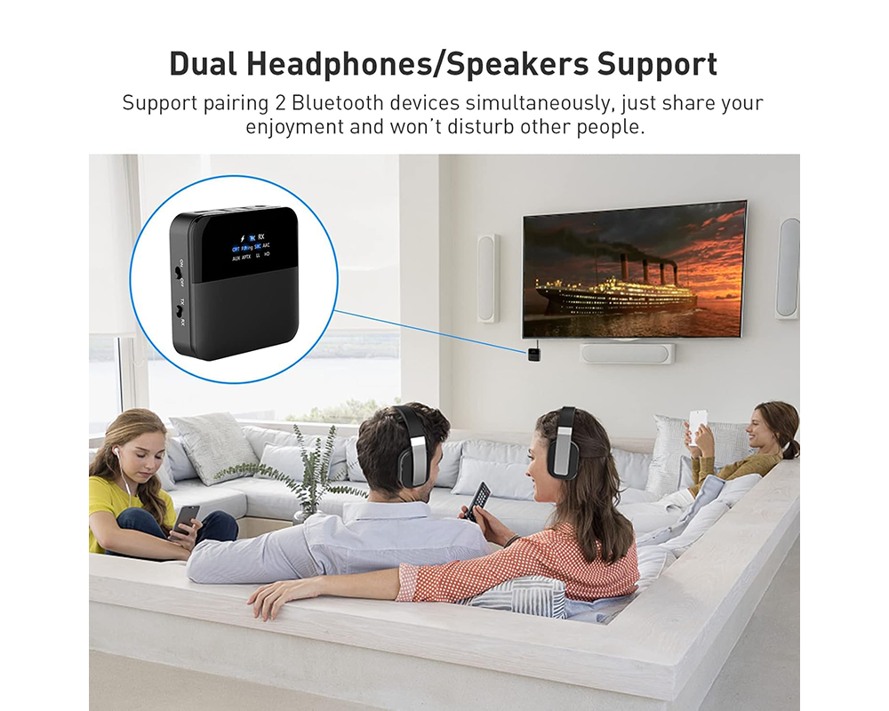 Wireless Bluetooth Audio Transmitter Receiver