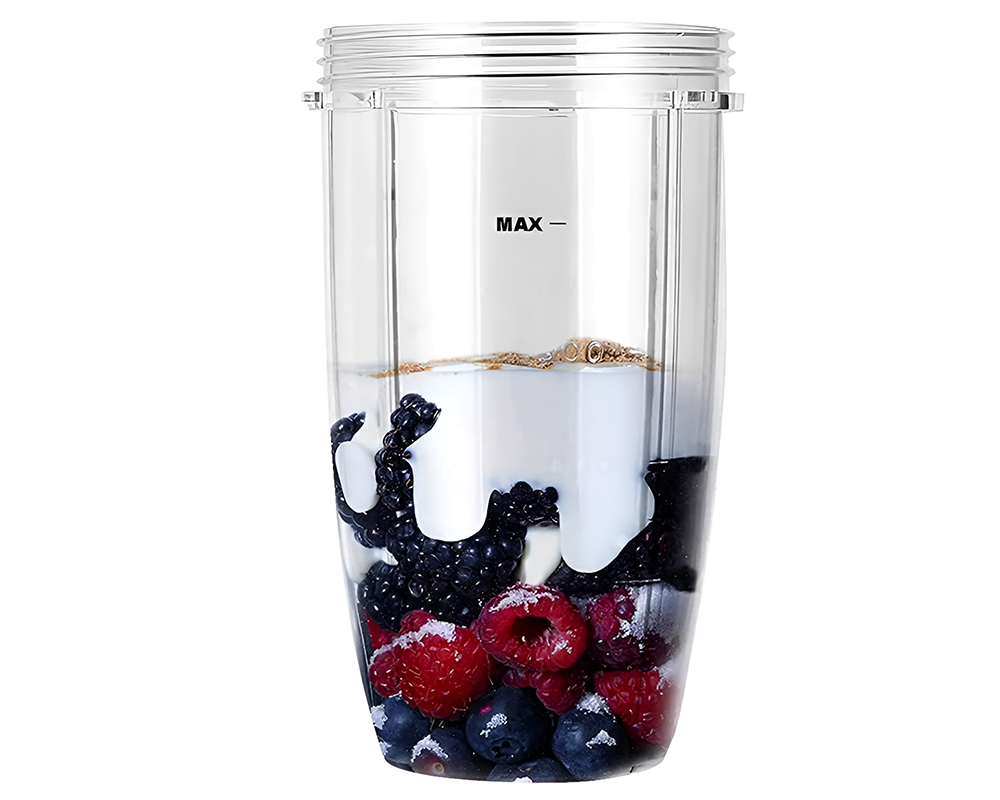 Clear NutriBullet blender cup
