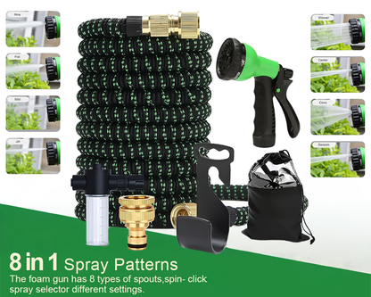 Expandable Flexible Garden Hose Spray Nozzle 30M